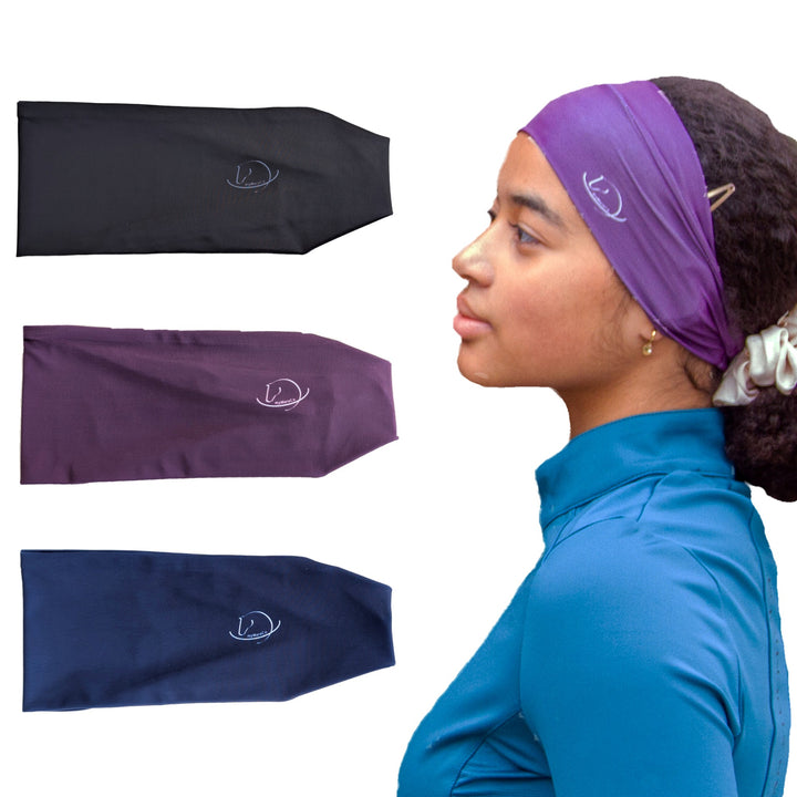 Equestrian Headbands | 3 Pack Royal Wine