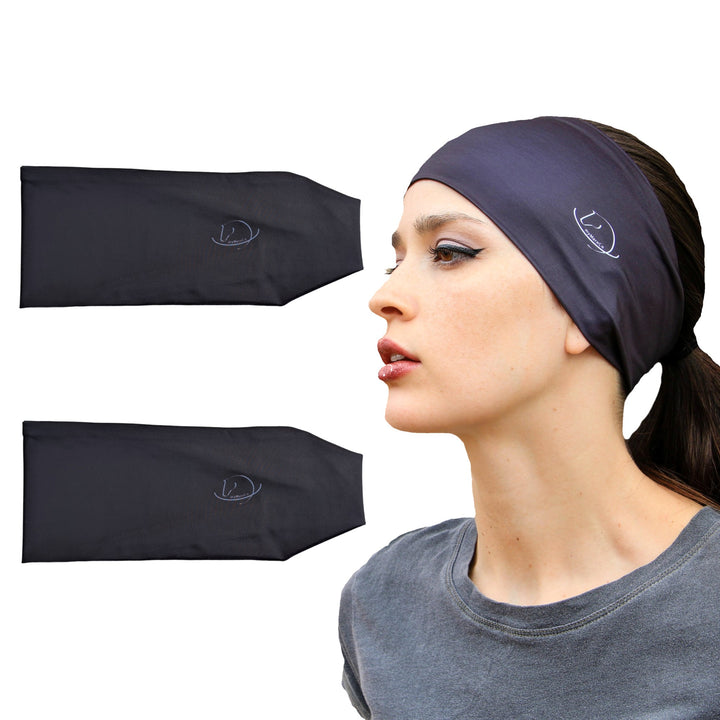 Equestrian Headbands | 2 Pack Black