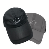 Quick Dry Sports Hat in BLACK or GREY