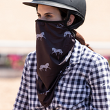 V Neck Gaiter with Nose Clip & Ear Loops